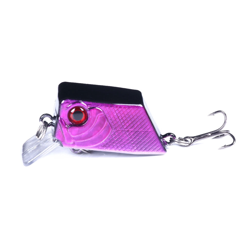 HENGJIA Square Bill Crankbaits for Bass, 10pcs Crank Baits Fishing lures, Topwater Fishing Hard Baits for Bass Trout Freshwater and Saltwater
