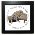 thumbnail image 1 of Leopard Mottle Branch Africa Black Square Frame Picture Wall Tabletop, 1 of 3