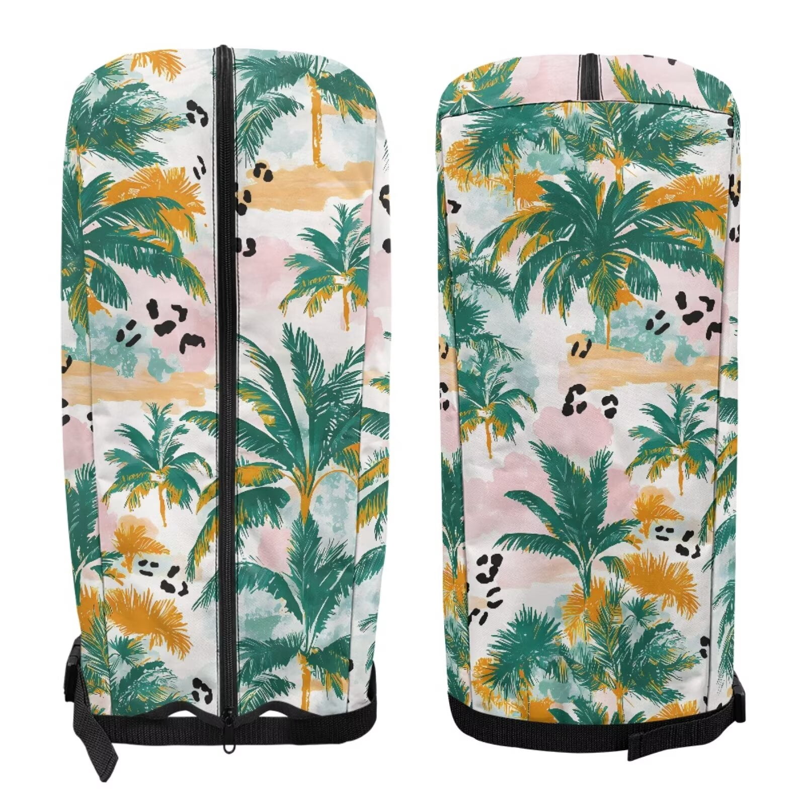Chririnla Hawaiian Palm Tree Golf Bag Rain Cover 1260D Waterproof and Dust Covers fits Most 8.5-9 inch Golf Bag/Golf Stand Bag Golf Bag Cover Rain Hood for man/Woman Golfers