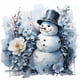 thumbnail image 1 of 5D DIY Taladro Invierno Muñeco Nieve Kit Del Arte Artesanal, 1 of 9