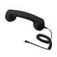 thumbnail image 1 of Auricular de teléfono retro, receptor de teléfono para teléfono móvil, todos los smartphones, reuniones negro, 1 of 9