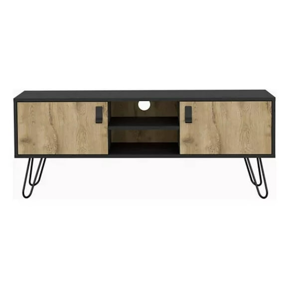 Mueble Rack De Tv Pantalla 50puLG Huna Macadamia Excelsior