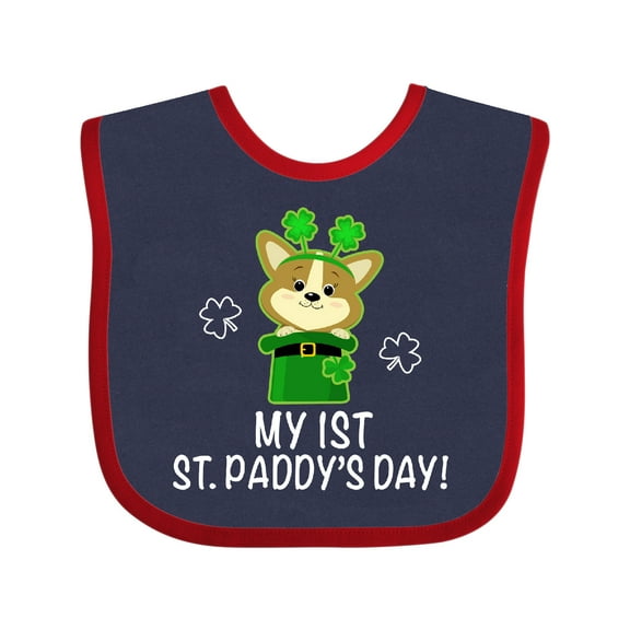 Inktastic First St Patricks Day Boys or Girls Baby Bib