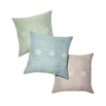 thumbnail image 3 of Beautiful 18" x 18" Decorative Outdoor Pillow by Drew Barrymore, Blue Pill, 3 of 8