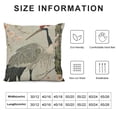 thumbnail image 5 of COMIO Japanese Crane Throw Pillow Covers Vintage Decorative Pillow Cases Outdoor Farmhouse Decoration for Sofa Couch Bed, 5 of 5