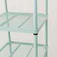 thumbnail image 6 of Design Ideas MeshWorks 6 Tier Metal Storage Shelving Unit Tower, Green, 6 of 11
