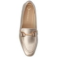 thumbnail image 4 of Journee Womens Mizza Loafer Slip On Square Toe Dress Flats, Widths Available, 4 of 9