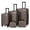 Brown, variant on Horizontal Stripe Luggage Travel 5-Piece Set Brown
