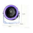 thumbnail image 3 of Clip On Portable Fan Cold Compress USB Rechargeable Mini Fan, Adjustable Speed LED Display Cooling Fan, Stroller Desk Outdoor Travel Camping Use, 3 of 6