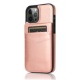 thumbnail image 2 of Jiahe Cover For iPhone 14 Pro Max Wallet Case with Card Holder,PU Leather Kickstand Shockproof Phone Protective Cover,Rosegold, 2 of 10