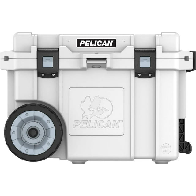 Pelican Elite 45 Quart Wheeled Cooler White