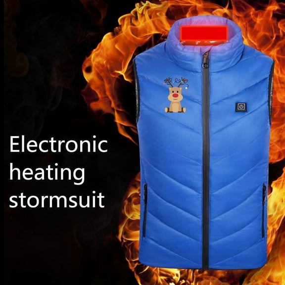 IROINNID Heated Vest Heated Jacket Children Boys Girls Outwear USB Electric Heated Lightweight Rechargeable Heating Waistcoat Down Jacket Coat Deals, Battery Not Included