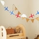 thumbnail image 3 of 2 juegos de guirnalda de avión, banderines de cumpleaños de avión, decoración colgante, decoraciones de baby shower de avión, pancarta de fondo de cumpleaños para niños, decoración de guardería, 3 of 7
