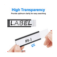 thumbnail image 3 of 30 Pack C Channel Magnetic Label Holders 1 x 3 in with Magnets Magnetic Name Tags Tool Box Labels for Metal Whiteboard, 3 of 6