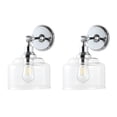 thumbnail image 5 of Safavieh Lansor Glam Wall Sconce, Chrome/Clear, Set of 2, 5 of 10