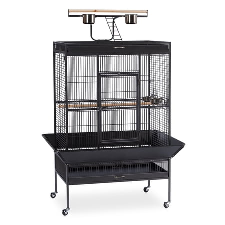 Prevue Pet Products Signature Select Series Wrought Iron Bird Cage Black Hammertone
