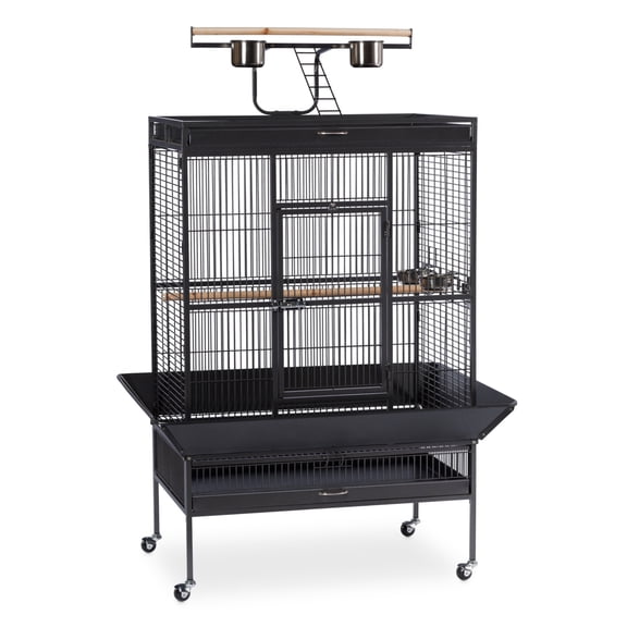 Prevue Pet Products Signature Select Series Wrought Iron Bird Cage Black Hammertone