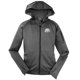 thumbnail image 1 of Chaqueta con Capucha Gravity Outdoor Co. Fleece Grafito Logo Blanco 2XL, 1 of 1