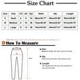 thumbnail image 3 of Zpanxa High Waisted Jeans for Women Casual Hole Jeans Long Denim Bottom Solid Mopping Trousers Straight Long Pants Trousers Work Cargo Casual Pants Wide Leg Pants Blue L, 3 of 8