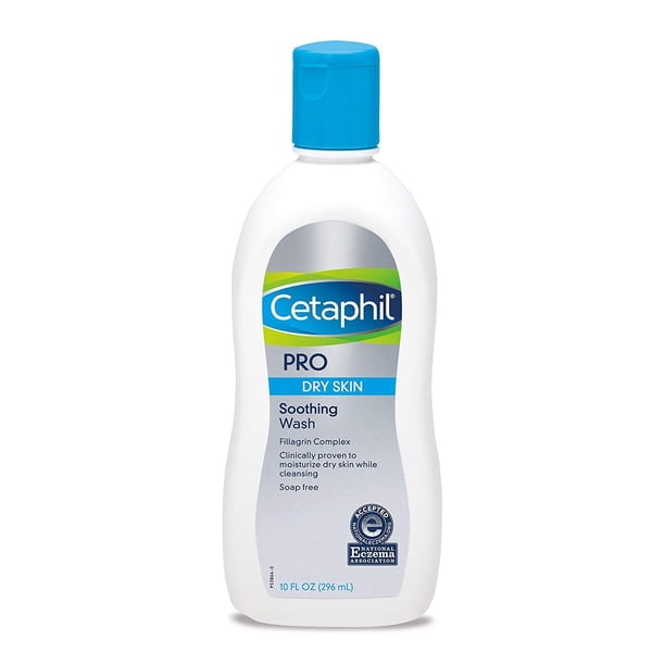 Cetaphil Restoraderm Eczema Calming Body Wash sin fragancia - 10 onzas líquidas (paquete de 2)