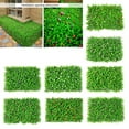 thumbnail image 4 of SDFGTstore 10pcs Artificial Green Wall Panels with Flower Decoration for Event Backdrops, 4 of 10