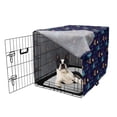 thumbnail image 5 of East Dog Crate Cover, Japanese Pattern of Surreal Mountains or Clouds, Easy to Use Pet Kennel Cover Small Dogs Puppies Kittens, 7 Sizes, Dark Purple Multicolor, by Ambesonne, 5 of 6