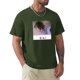 thumbnail image 1 of Camiseta de verano para hombre camisa negra con cuello redondo blusa estampada, 1 of 7