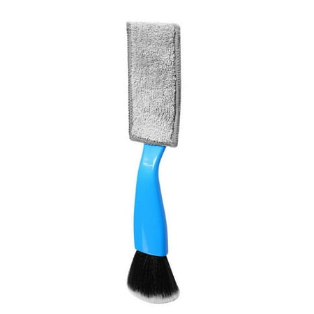 

Fovolat Car Detailing Brushes Washable Car Brush for Detailing Universal Two-Headed Cleaner for Car Vent Keyboard Dashboard modern