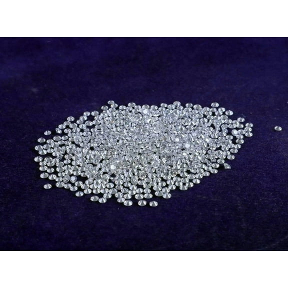 CERTIFIED 221 Pcs Synthetic Moissanite Diamonds Cut Round D CVD 1 MM LOT