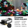 thumbnail image 3 of 65ft 200 Leds Christmas Lights, Muti-Color Outdoor Indoor Christmas with 8 Flashing Modes and Memory Function Low Voltage LED Christmas Lights Waterproof Christmas Tree Fairy Lights Plug in, 3 of 8