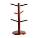 thumbnail image 3 of Soporte para presentación de joyería, soporte para joyería, madera con rotación de 360 degree, organizador de joyería de mesa, soporte para joyería para mos Marrón rojizo, 3 of 9