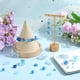 thumbnail image 4 of 1 caja de 318 cuentas azules de 12 estilos, cuentas acrílicas a granel, lazos azules, nubes, flores, corazones de amor, cuentas cuadradas esféricas de plástico., 4 of 5