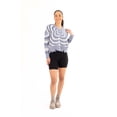 thumbnail image 3 of Ragstock Blue Psychedelic Flower Sweater, 3 of 4