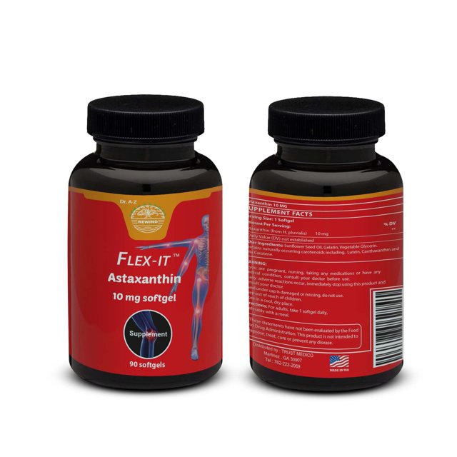 Astaxanthin 10mg Softgel Capsules Astaxanthin Supplement Natural