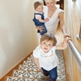 thumbnail image 2 of Floral Collection Contemporary, Cozy, Vibrant and Soft Stair Tread Mats & Rugs, 9'' x 28'', 2 of 6