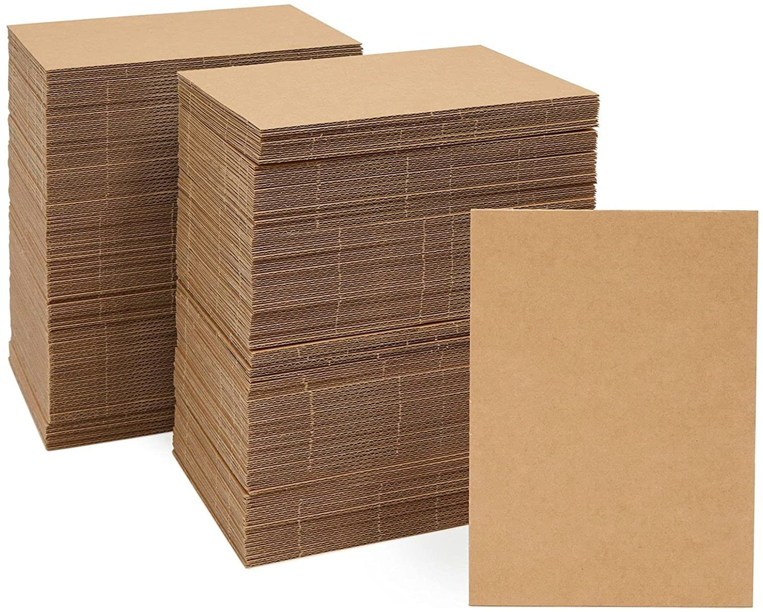 25 6x9 EcoSwift Corrugated Cardboard Pads Filler Inserts Sheet 32 ECT 1/8" Thick 