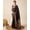 Black, variant on Women's Soft Litchi Silk Banarasi Silk Saree (Str-Apexa-Navy)