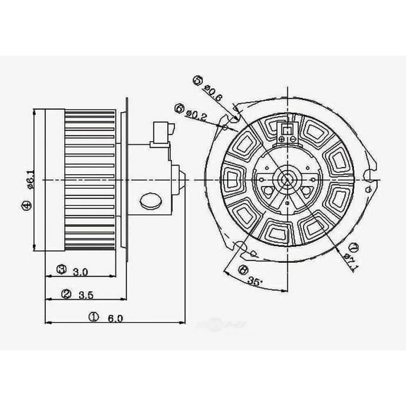HVAC Blower Motor