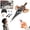 Gold, variant on RC Flying Sword Glider Drone with Gesture Control, 2.4GHz Remote Control Stunt Plane with 360 Flip & LED Lights, Gift for Kids Teens, Gold