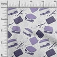 thumbnail image 2 of oneOone Cotton Poplin Bluish Violet Fabric Food Sewing Material Print Fabric By The Yard 56 Inch Wide, 2 of 6