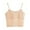 Yellow, variant on Padded Girls Bra Girls' Cropped Cami Tops Slim Fitting Tank Underwear Bra Training Bras for Girls M