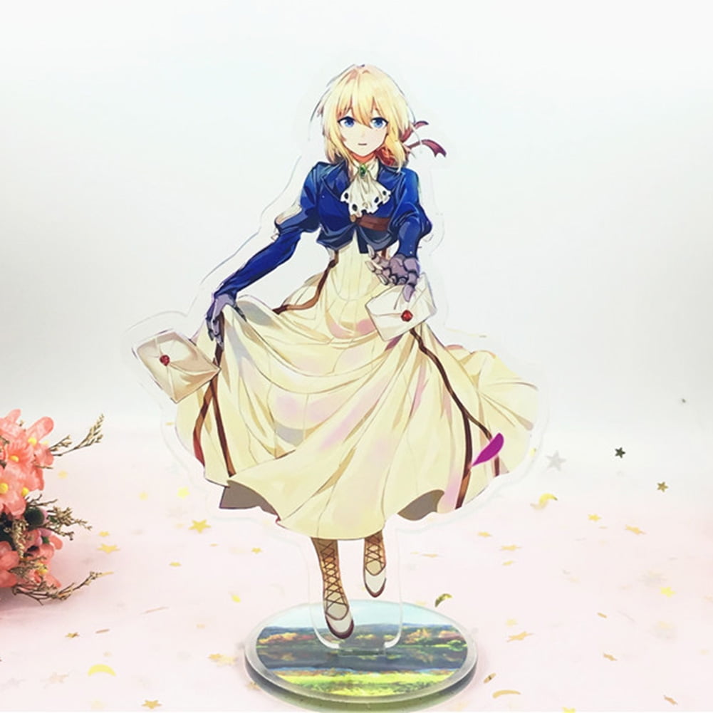 Violet Evergarden Standing Figure Japanese Anime Acrylic Desk Stand Action Figure 