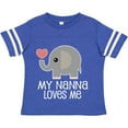 thumbnail image 3 of Inktastic Nanna Loves Me Grandchild Boys or Girls Toddler T-Shirt, 3 of 5