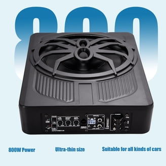 Rockville SS8P Bundle: 400-Watt 8 in Slim Under-Seat Active Powered Car