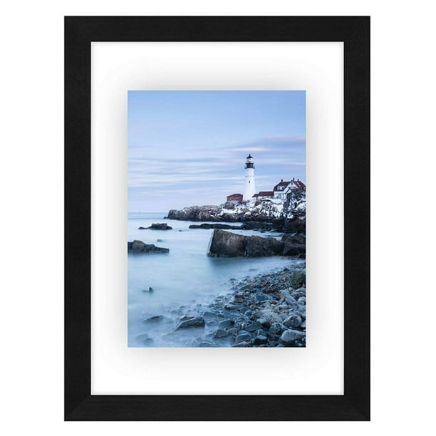 Americanflat Black Floating Frame