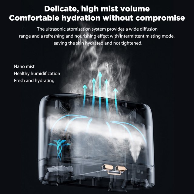 Humidificadores de llama de simulación de ultrasonido con difusores de aceite esencial de luz LED Ndcxsfigh Libre de BPA