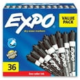 thumbnail image 3 of (2 pack) Expo Low Odor Dry Erase Markers, Chisel Tip, Black, 36 Count, 3 of 11