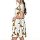 thumbnail image 2 of Disketp German Shepherd Dog para Vestido de Manga Corta para Mujeres, Vestidos de Verano para Mujeres, Casual y Holgado para la Playa, 2 of 6
