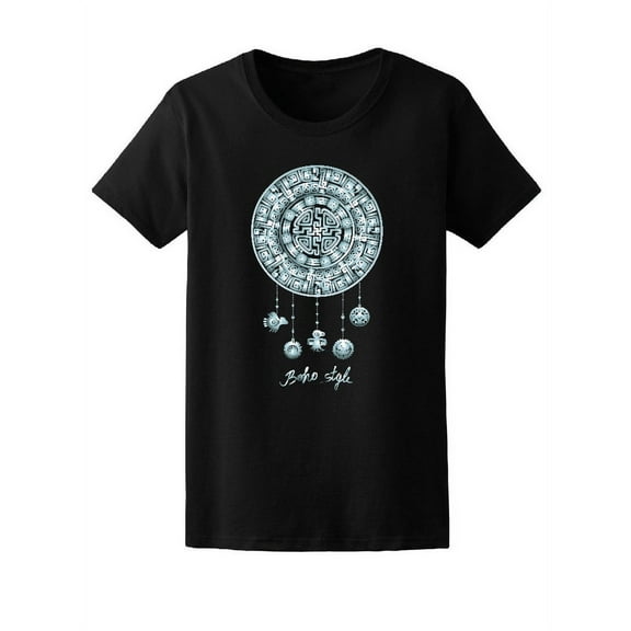 Tribal Pattern Boho Dreamcatcher T-Shirt Women -Image by Shutterstock, Female x-Large