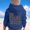 Dark Blue, variant on HUITKMM Girls Winter Casual Letter Print Pullover Hoodie Round Neck Sweatshirt for Outdoor Activities and Daily Comfort 5231